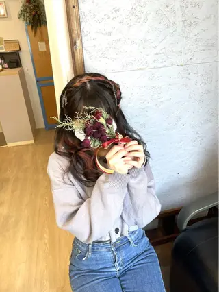 ロング ヘアアレンジ HempBeauty 浅野アサミのヘアスタイル