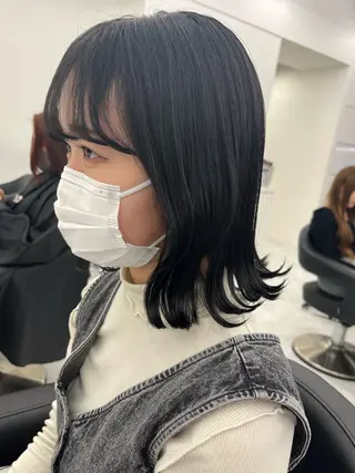セミロング カラー 💖トレンド秋冬 カラー💖FUTAのヘアスタイル