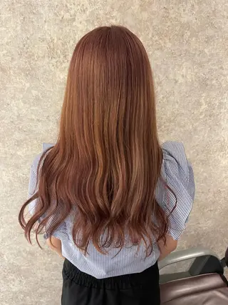 ロング カラー EARTH  紫竹山 🦋本間未来🦋のヘアスタイル