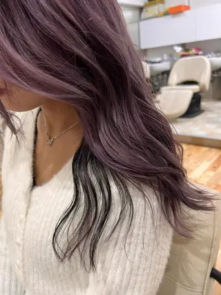 ロング カラー 笹江 瑞穂のヘアスタイル