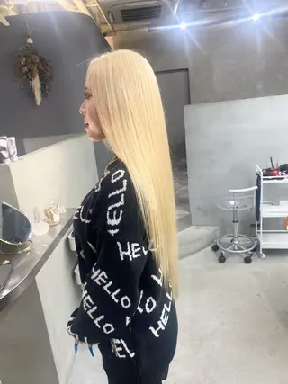 ロング カラー qulim所属・前橋 姫奈のヘアスタイル