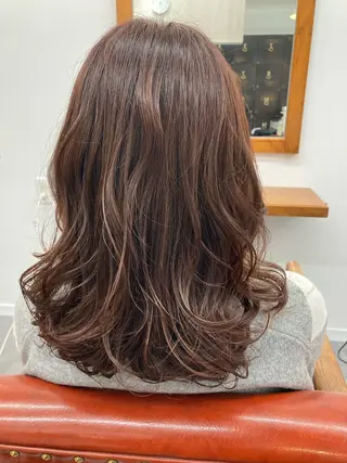 セミロング 髪質改善 松本のヘアスタイル