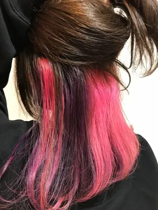 ミディアム カラー 長谷川 誠志のヘアスタイル