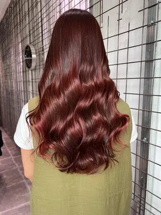 カラー AYANE 韓国ヘア /レイヤーカットのヘアスタイル