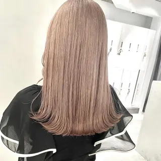 セミロング カラー MiL所属・✨ハイトーン✨ 濱田知孝のヘアスタイル