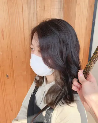 ミディアム MADRAS stylistのヘアスタイル