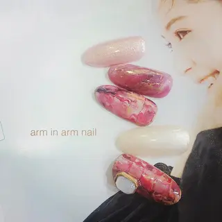 ネイル arm in arm ︎✿Yamamotoのマツエク・マツパデザイン
