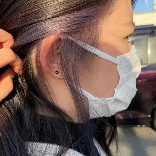 セミロング カラー 相澤 樹理亜のヘアスタイル