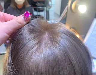 ミディアム 水田 希のヘアスタイル