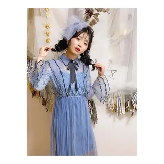 セミロング ヘアアレンジ ヘアアンドメイクムタ 新居のヘアスタイル