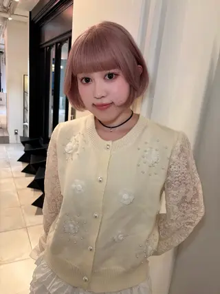 ショート カラー riria/ボブ /ブラウンカラー🎀のヘアスタイル