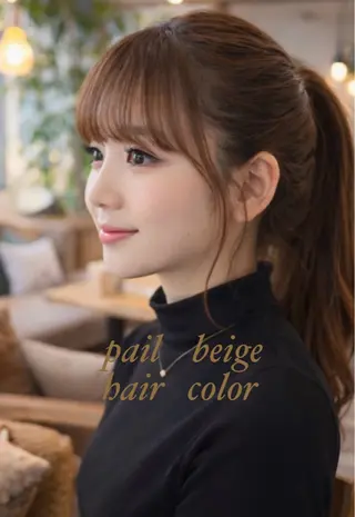 セミロング カラー M.SLASH 辻 孝志のヘアスタイル