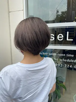 ショート カラー jill by gisel＿奥家のヘアスタイル