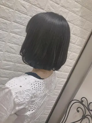ミディアム 韓国ヘア ♡tomimaのヘアスタイル