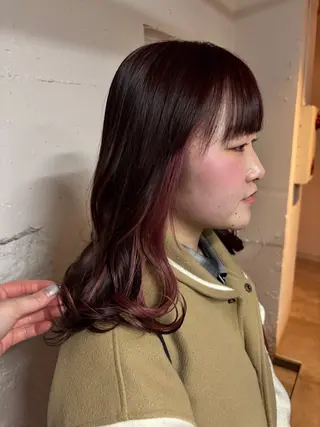 ミディアム カラー 🩵似合わせカット SEIRA🩵のヘアスタイル