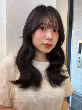 ミディアム 佐藤 優成のヘアスタイル