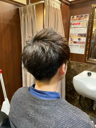 ショート メンズ 浅見 天翔のヘアスタイル
