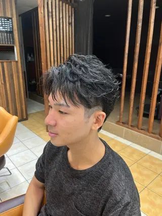ショート パーマ メンズ メンズ特化/パーマ/ 髪質改善　高野奨馬のヘアスタイル