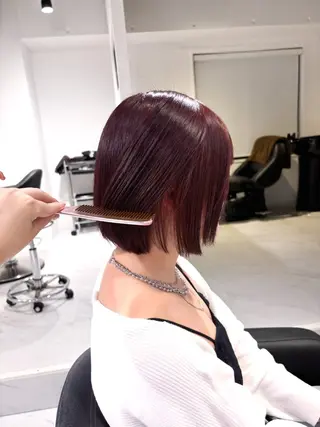 ショート カラー 表参道♡暗髪^ྀི 艶カラー♡アユミのヘアスタイル