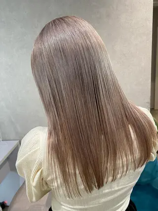 ロング カラー ヘアアレンジ XENA表参道 MIKUのヘアスタイル
