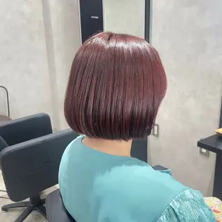 ショート カラー ピンクカラー/ 透明感カラー鈴木海音のヘアスタイル