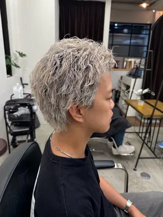 ショート カラー パーマ メンズ 💈メンズ特化💈 TASUKUのヘアスタイル