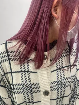 ミディアム カラー SHOEI 【nero】のヘアスタイル