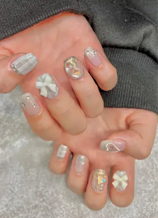 ミディアム Liennail 持込デザインやり放題のネイルデザイン