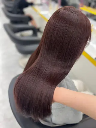 ロング カラー ハイトーンカラー 🦄レイヤーカットのヘアスタイル