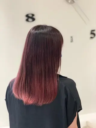 ロング カラー 松吉 純平のヘアスタイル