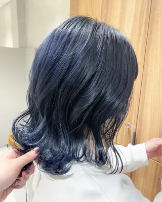 ミディアム 透明感モテ艶髪カラー Gallicaイリサのヘアスタイル