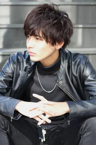 ショート カラー パーマ メンズ coo et fuu所属・根津、表参道2店舗 店長　内見 加瑞磨のヘアスタイル