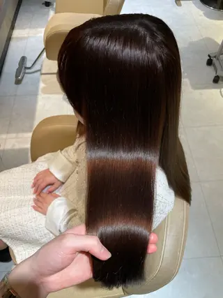 ロング 大藤 彩のヘアスタイル