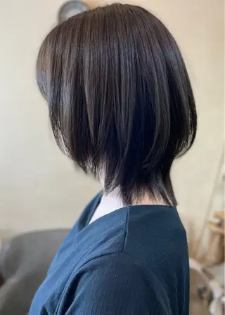 ミディアム カラー 由谷 祥伍のヘアスタイル