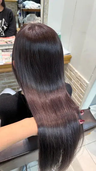 ロング カラー 寒色/艶カラー 🐺❄️/ yuu.のヘアスタイル