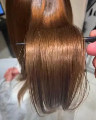 ロング ミヤザキ コージのヘアスタイル