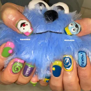 ネイル nano/きもかわ nail🐬🫧のネイルデザイン