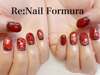 ミディアム Re:Nail Formula所属・kido chieのネイルデザイン