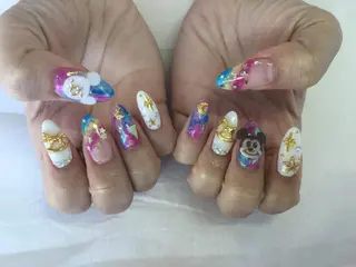 ネイル 💎🐰 saki. m 🐰💎のネイルデザイン