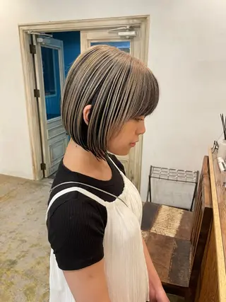 ショート 梅田／ボブカット ／サイバアサトのヘアスタイル