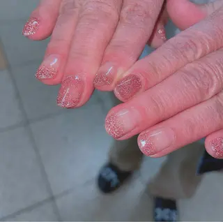 ネイル 導一Ⅲ(ミチイスリー)所属・ニュアンス得意／モデ ル募集／サオリ🍍のネイルデザイン