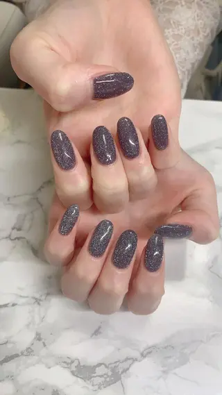 ネイル はな💎ネイル ワンホン、長さ出しのネイルデザイン