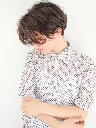 ショート 【1日2名様限定】 AFLOAT白川雄副のヘアスタイル