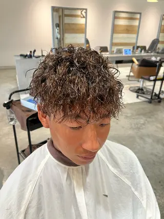 パーマ メンズ men's パーマ特化のヘアスタイル