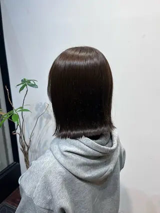 ミディアム かねこ けんせいのヘアスタイル