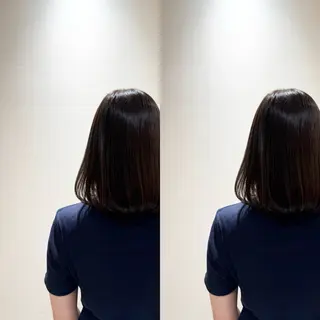 ミディアム カラー アベ ホノカのヘアスタイル