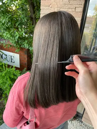 ミディアム 🌿ストレート🌿 髪質改善☘️シュウヤのヘアスタイル