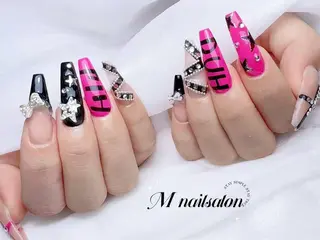 ネイル M🌷nail 長さだし専門店のネイルデザイン