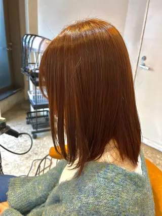 ミディアム カラー うしだ かおるのヘアスタイル