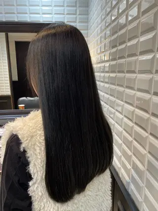 ロング カラー 波巻き、ツイスト パーマモデル募集中のヘアスタイル